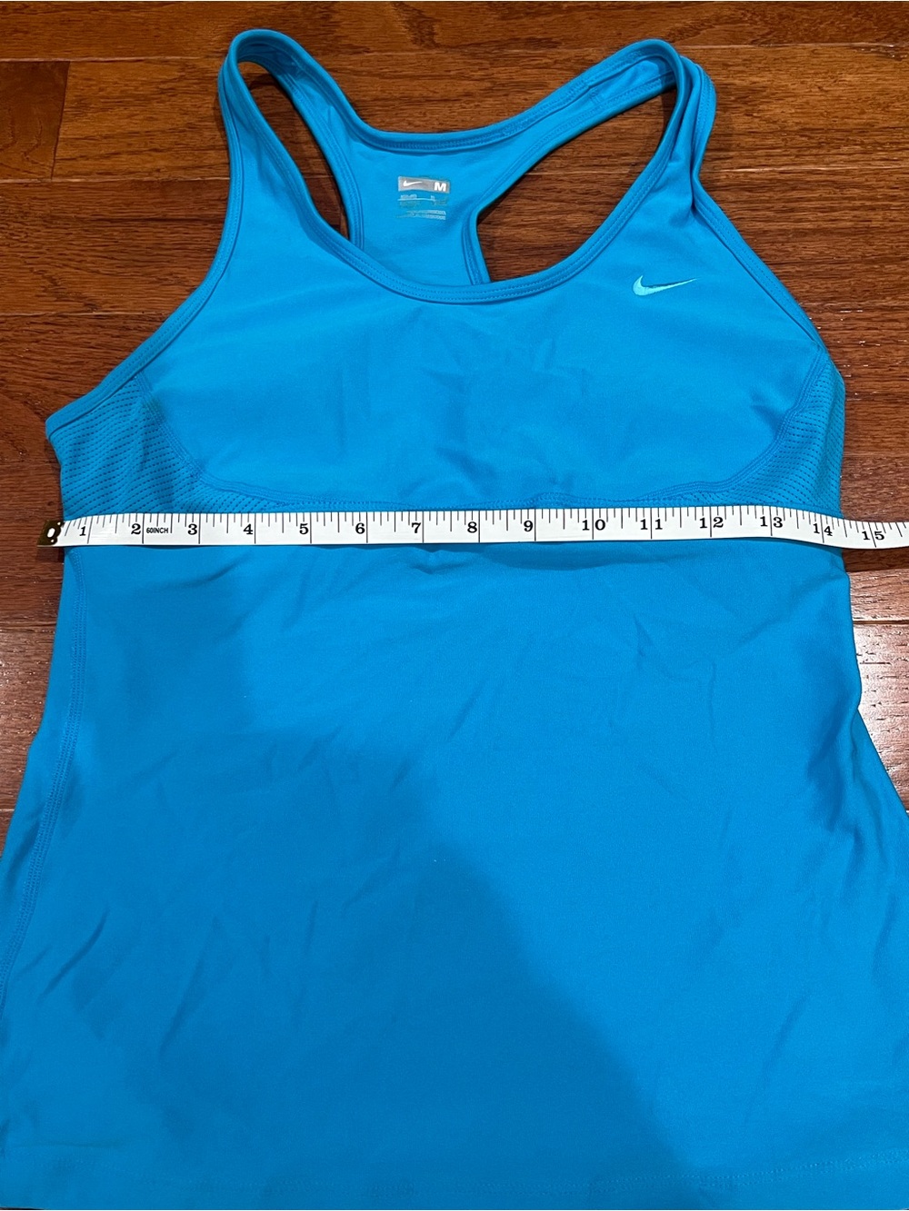 Nike Women’s Bright Blue Racerback Tank - Picture 5 of 6